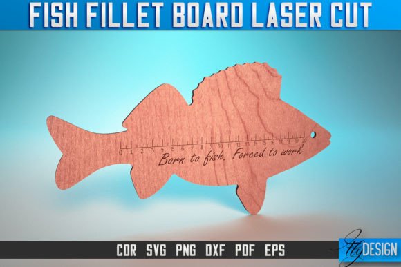 Fish Fillet Board Laser Cut SVG Funny Graphics and Crafts Review