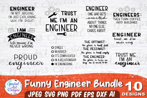 Funny Engineer Svg Bundle Graphics and Crafts Review