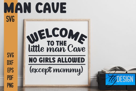Man Cave SVG Funny Quotes SVG Review