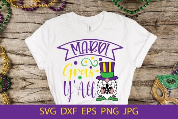 Mardi Gras Y All SVG, Funny Mardi Gras Graphics and Crafts