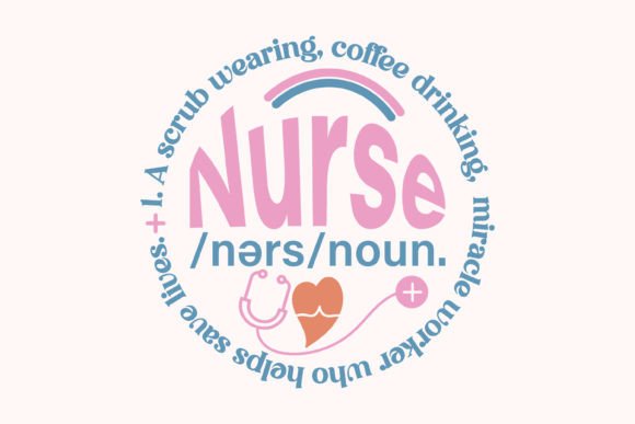 Nurse Funny Meaning SVG-PNG Design for Graphics and Crafts
