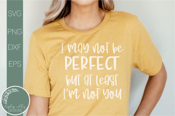 Sarcastic SVG-Not Perfect SVG-Funny SVG4 Graphics and Crafts
